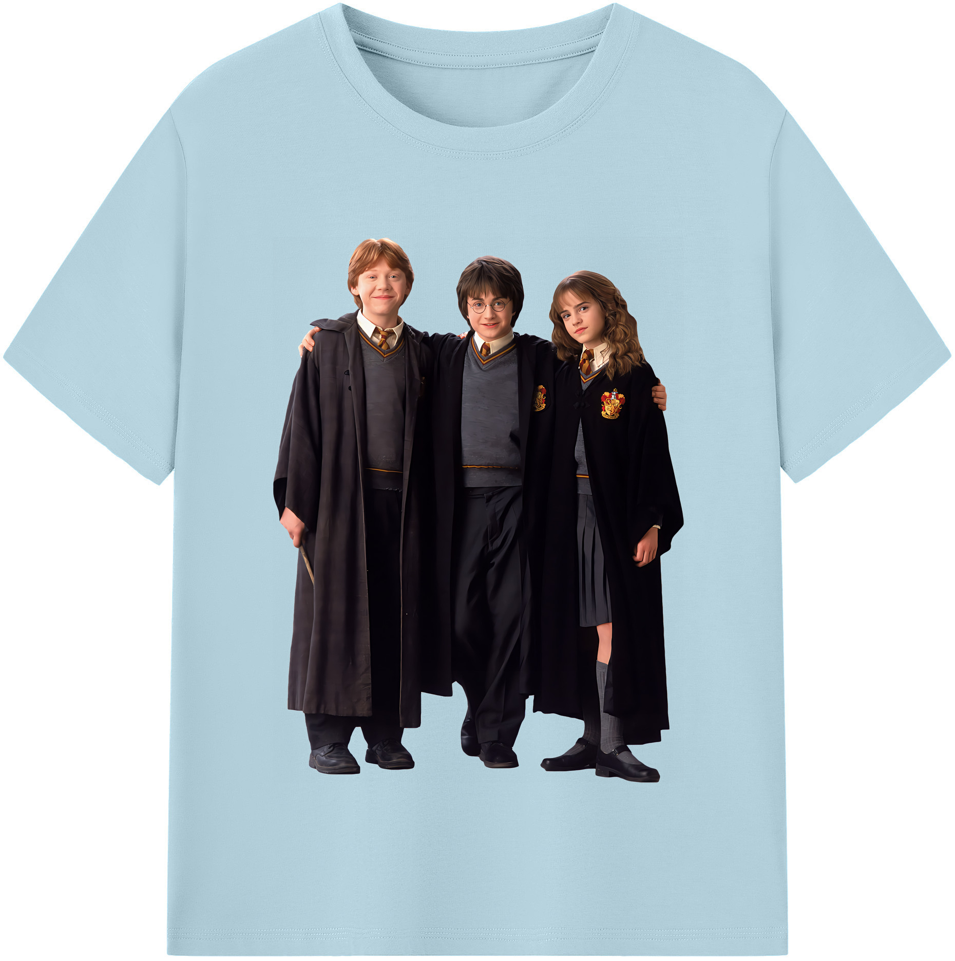 （画像用） Harry Potter ハリー・ポッターシリーズ 綿100％半袖Tシャツ（フロントプリント）